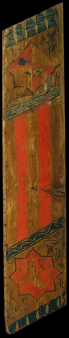 Coffered Ceiling Panel with the Coats of Arms of the Cardona Family and of the Count of Empuries by Unbekannt Unbekannt